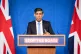 Prime Minister Rishi Sunak speaks during a press conference 