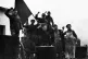 Members of the International Brigade in the British cookhous