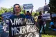Protesters in Austin, Texas, last week rally against Donald 