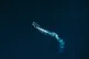 A refugee boat pictured in the central Mediterranean at the 