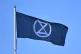 An Extinction rebellion flag