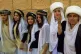Yazidi women in traditional clothes