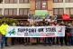 Protesters in Scunthorpe