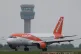 An aeroplane at Liverpool John Lennon airport