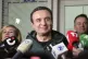 VOTER WIN: Albin Kurti, president of the left-wing Vetevendo