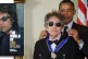 THE TIMES THEY ARE A'CHANGING: President Barack Obama hangs