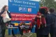 STARVED: Queen Elizabeth Hospital workers collecting food ba
