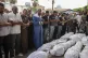 Indiscriminate killing: Mourners pray at the funeral for mor
