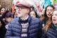 THE SPIRIT REMAINS: Jeremy Corbyn with members of the NEU at