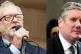 POLITICAL CHALK AND CHEESE: Jeremy Corbyn and Keir Starmer