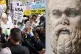 PAST REVISITED? (L to R) Solidarity with Julian Assange demo