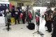 FITTING REMINDER: The gathering at Aberdeen railway station