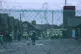 Emergency services attend to the fire at Napier barracks in 