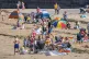 Sunbathers in New Brighton, Wirral, last Saturday July 17, 2