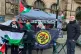 Orgreave truth and Justice campaigners Kate Flannery (second