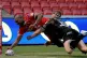 Rob Lui touches down for a try for Salford