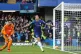 Pedro celebrates the opener for Chelsea