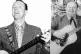 BITTER RIFT: Burl Ives (right) was castigated by Pete Seeger